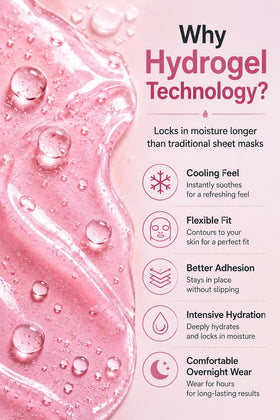 Generic PDRN mask in use during nighttime routine supporting overnight hydration