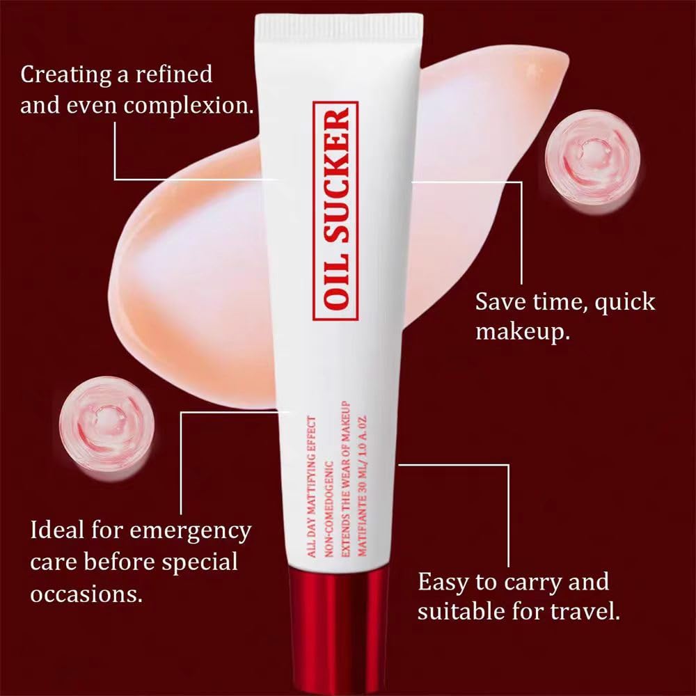 Generic primer applied from tube onto hand showing easy application benefit