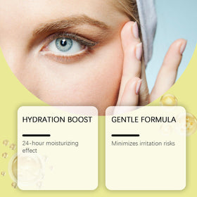 Generic brand retinal shot application on skin showing smooth spread and hydration