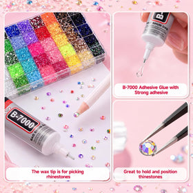 Generic rhinestones applied to sneaker showcasing brand customization and style
