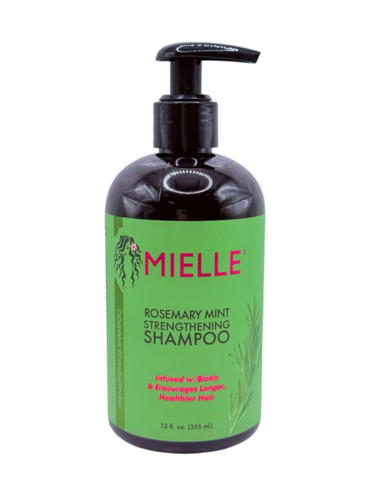 Generic brand rosemary mint leave-in conditioner bottle close-up highlighting texture and detangling benefit