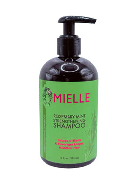 Generic brand rosemary mint leave-in conditioner bottle close-up highlighting texture and detangling benefit