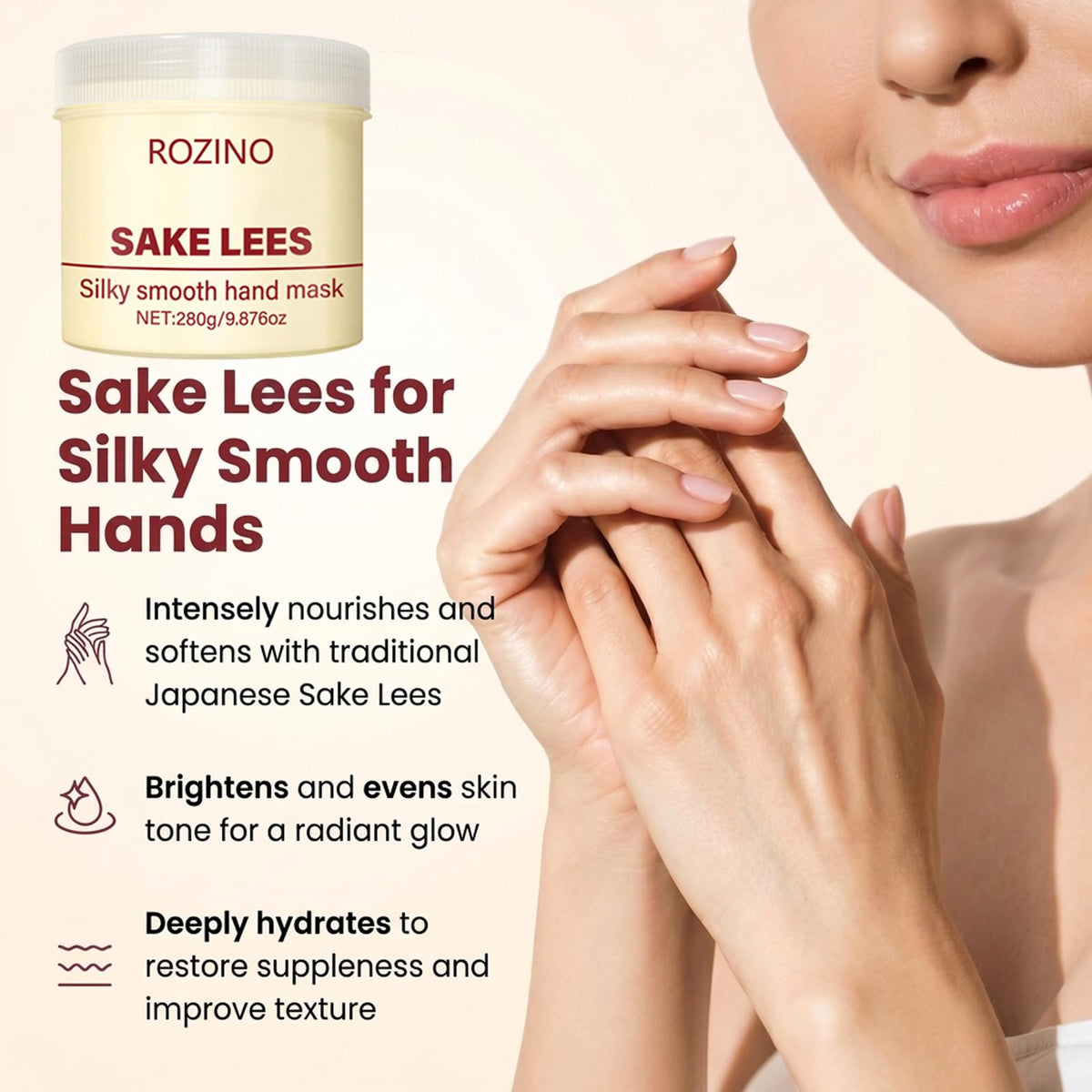 Generic bathroom spa scene with product conveying relaxing home treatment