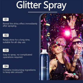 Generic arm with shimmer swatch, shows wearable sparkle for skin