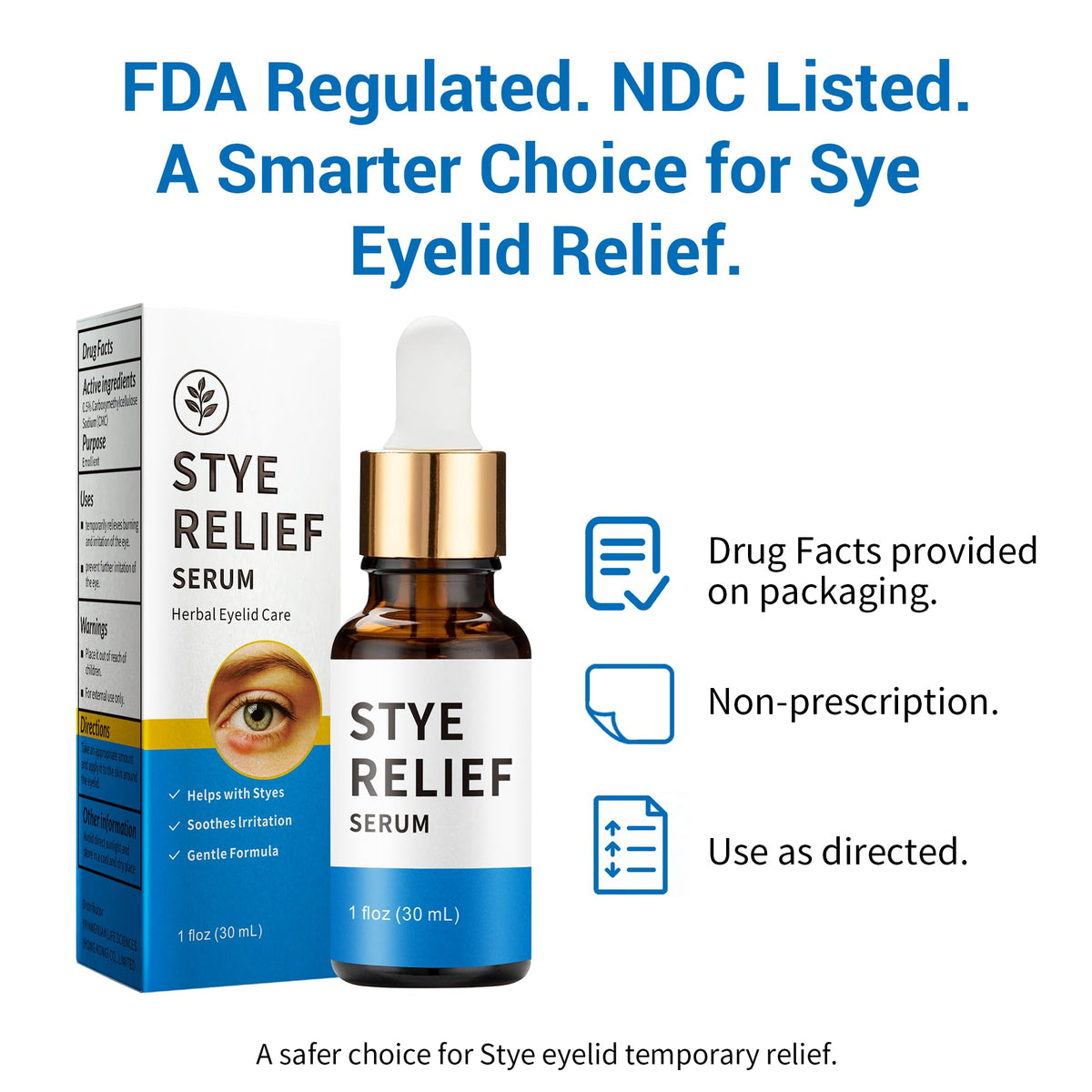 Generic brand used after warm compress in routine to increase soothing absorption