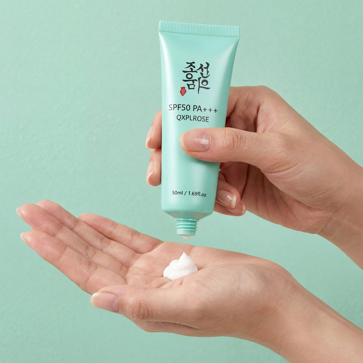 Generic sunscreen label close-up highlighting organic ingredients and SPF details