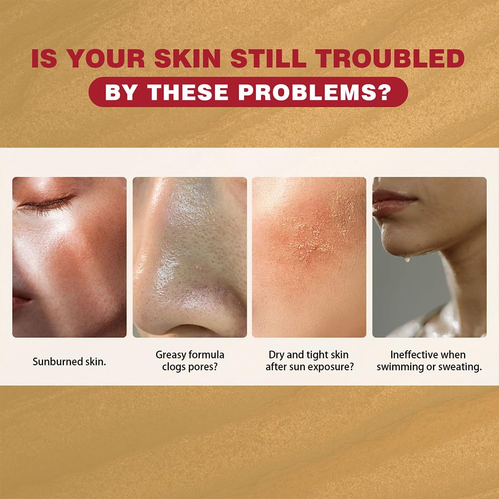 Generic applying sunscreen stick to face for quick protection on the go