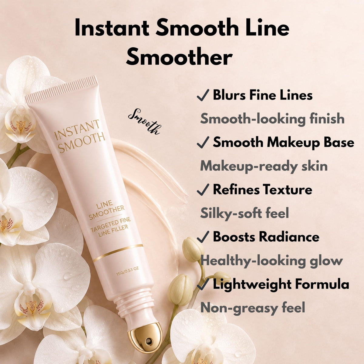 Generic close-up of primer texture highlighting smooth, lightweight consistency