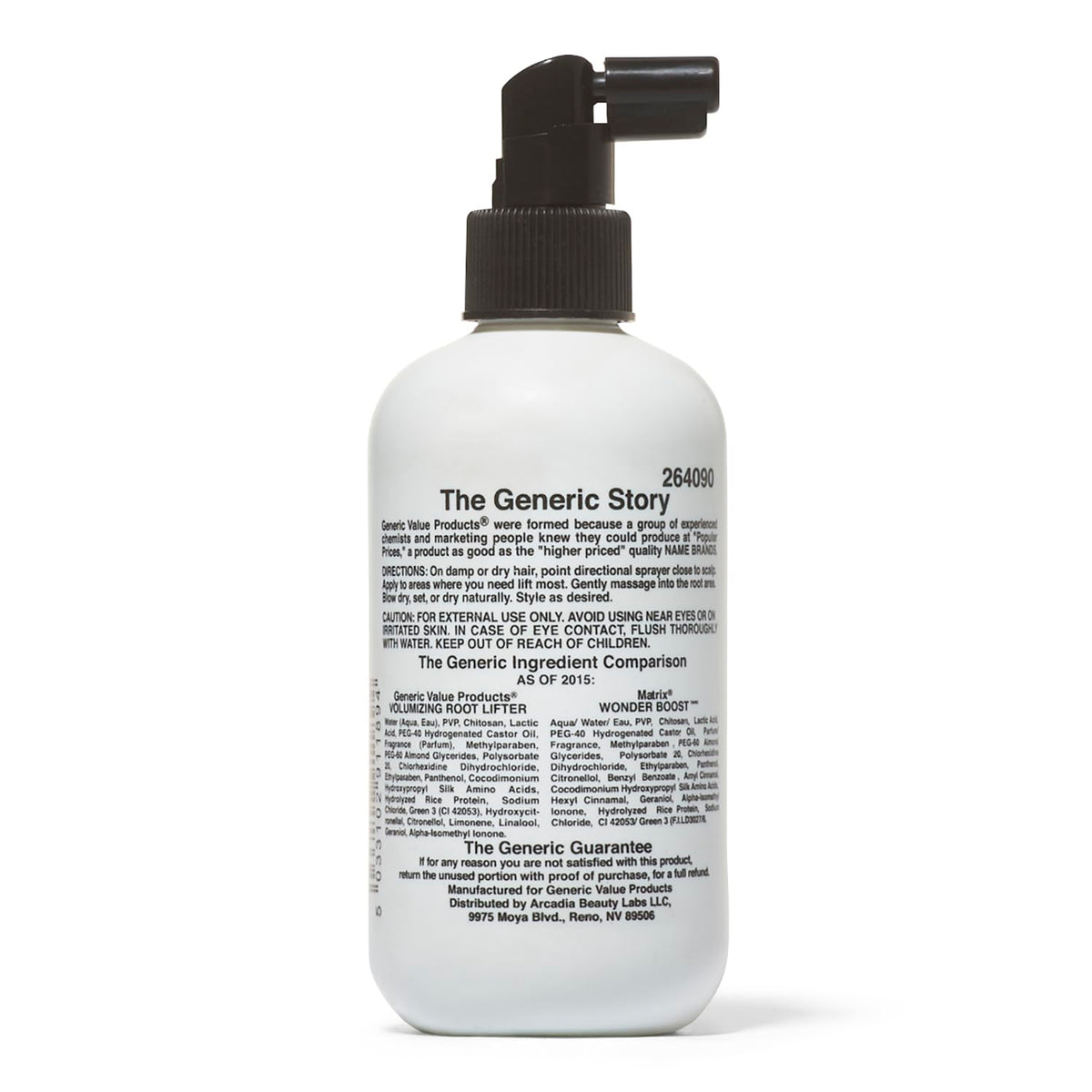 Generic Value Products directional nozzle closeup focuses spray tip for targeted root application