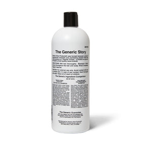 Generic Value Products label close-up highlighting ingredients and benefits for clarity