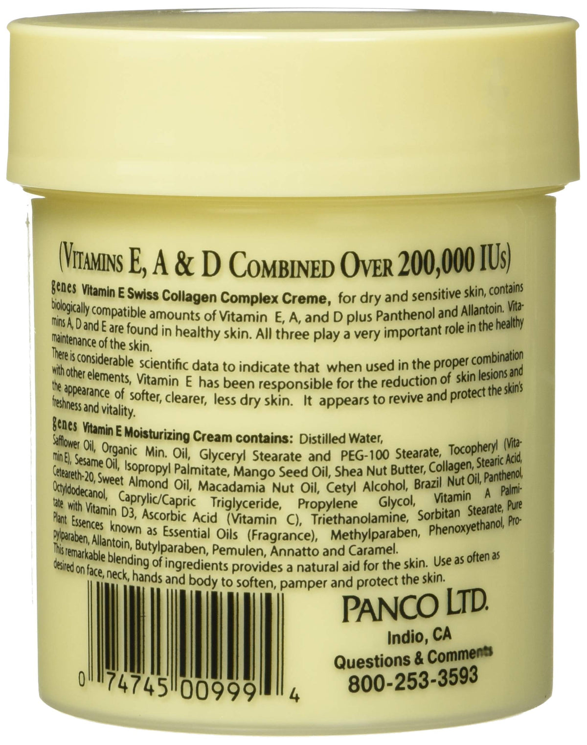Genes cream texture closeup displaying smooth, rich consistency for deep moisturization
