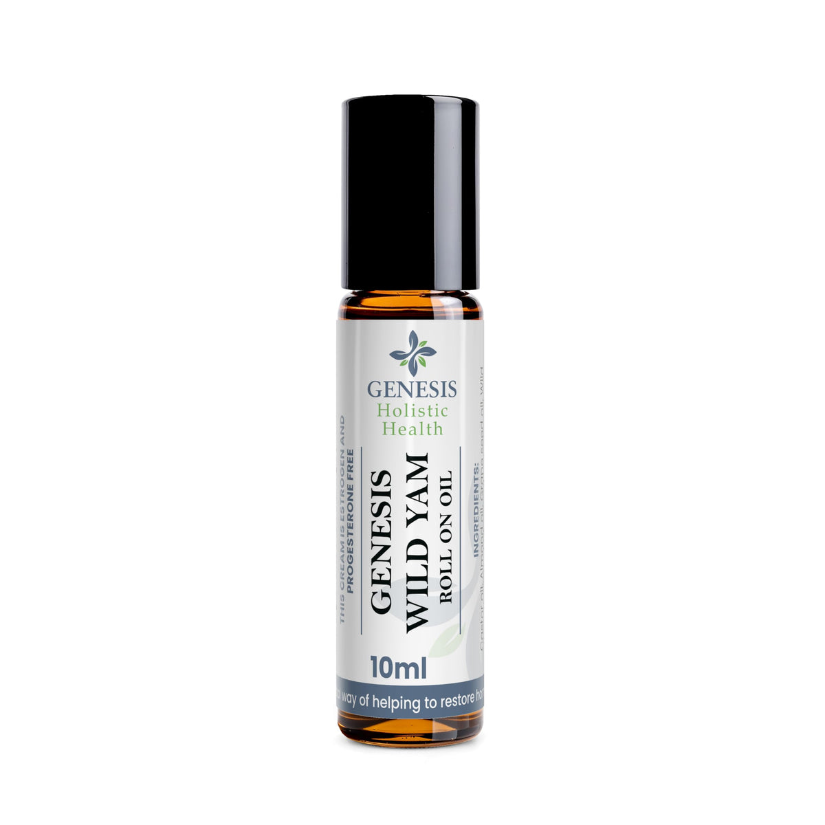 Genesis Holistic Health roll-on front packaging showing bottle and label for quick identification
