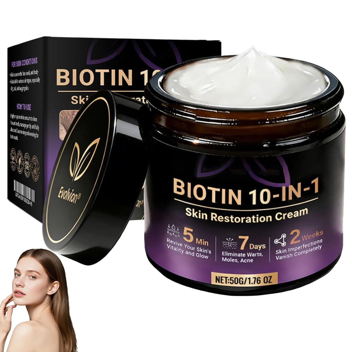 GENTERUN front packaging showing cream bottle and benefits