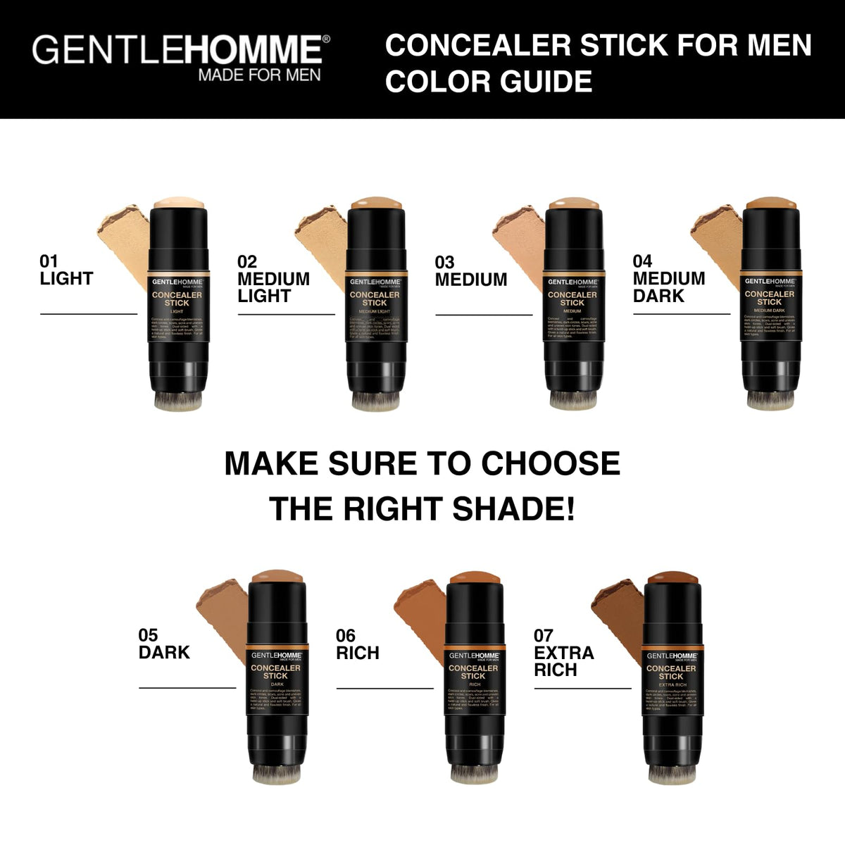 Gentlehomme concealer on bathroom vanity in lifestyle scene for everyday grooming benefit