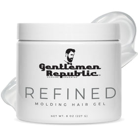 Gentlemen Republic front jar view showing professional label and size benefit