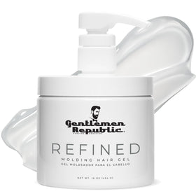 Gentlemen Republic front packaging showing 16oz pump and label benefit