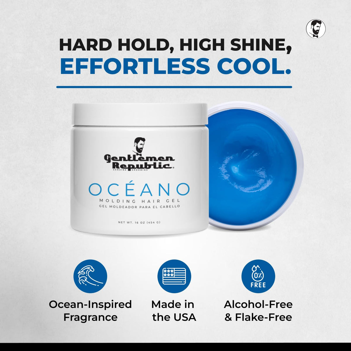 Gentlemen Republic close-up gel texture highlighting smooth, flake-free finish