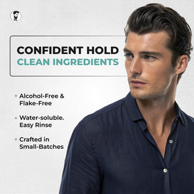 Gentlemen Republic open jar revealing smooth gel texture for easy styling