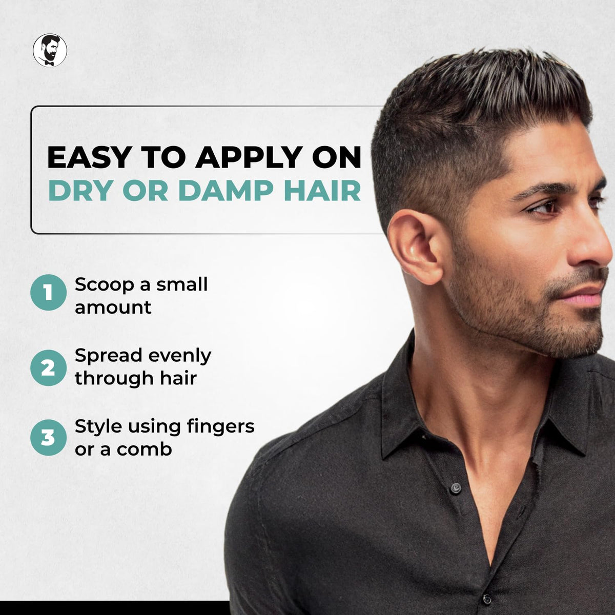 Gentlemen Republic rinsing hair to show easy washout and no buildup