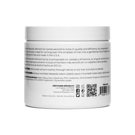 Gentlemen Republic gel on hands demonstrating effortless spread and control