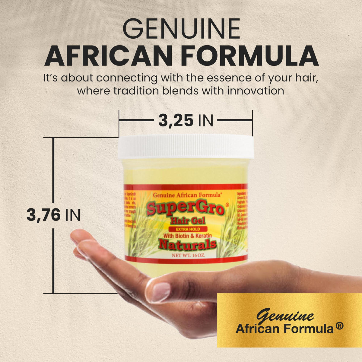 Genuine African Formula in a salon setting illustrating professional styling use