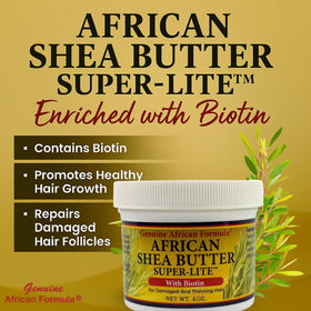 Genuine African Formula close-up texture highlighting lightweight, non-greasy absorption