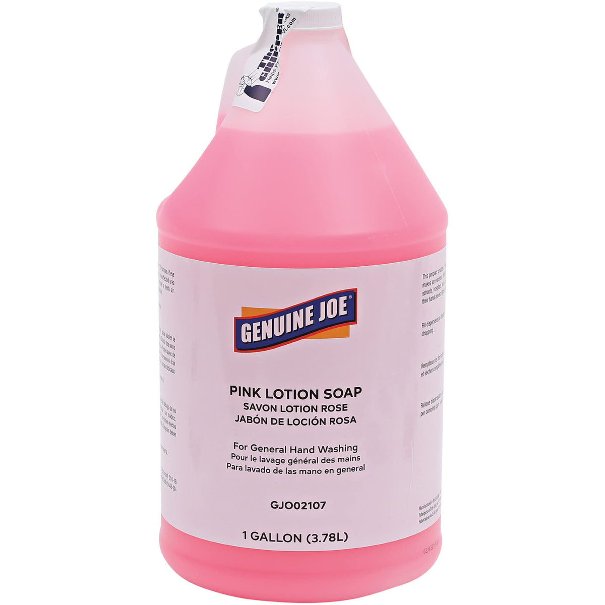 Genuine Joe front-facing gallon bottle showing product for easy identification