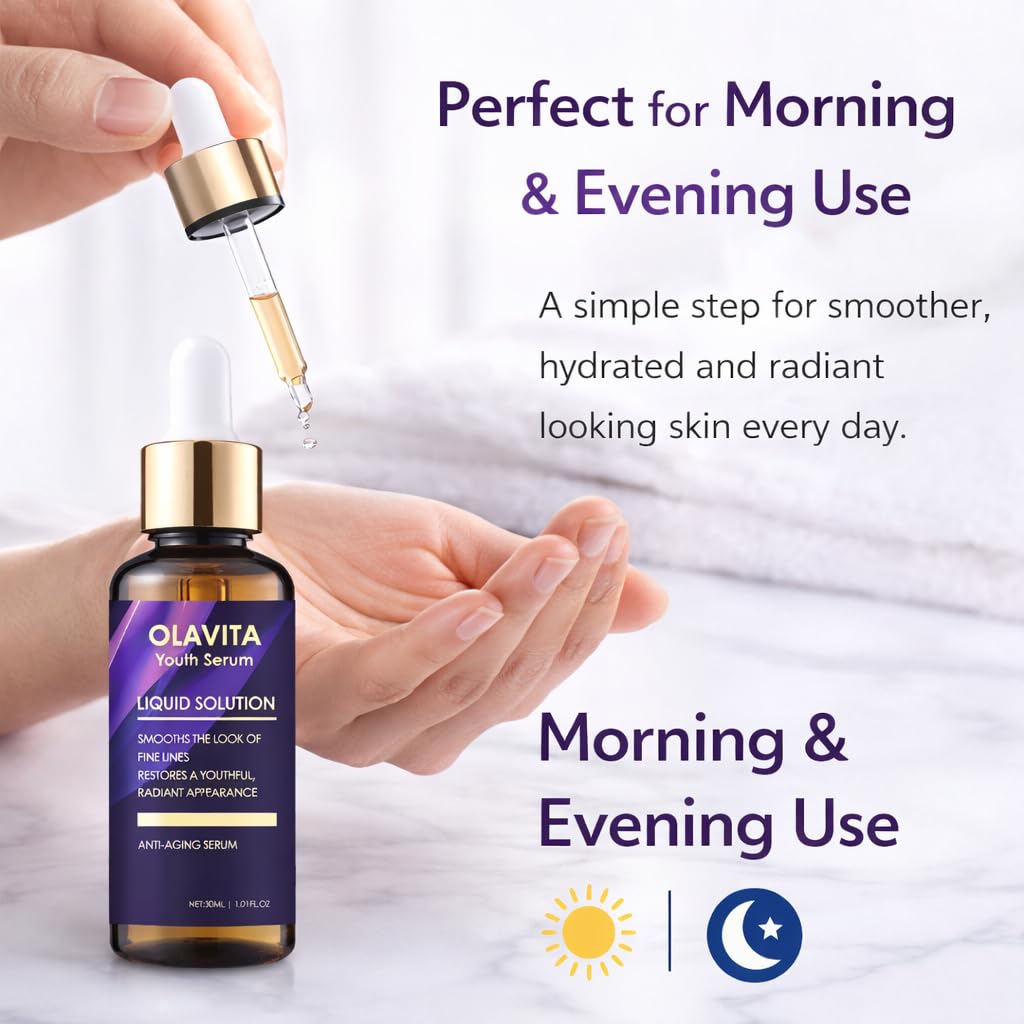 Genvyne being applied in a morning routine for hydrated, ready-for-makeup benefit