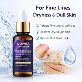 Genvyne Olavita dropper dispensing serum with controlled dosing for easy application