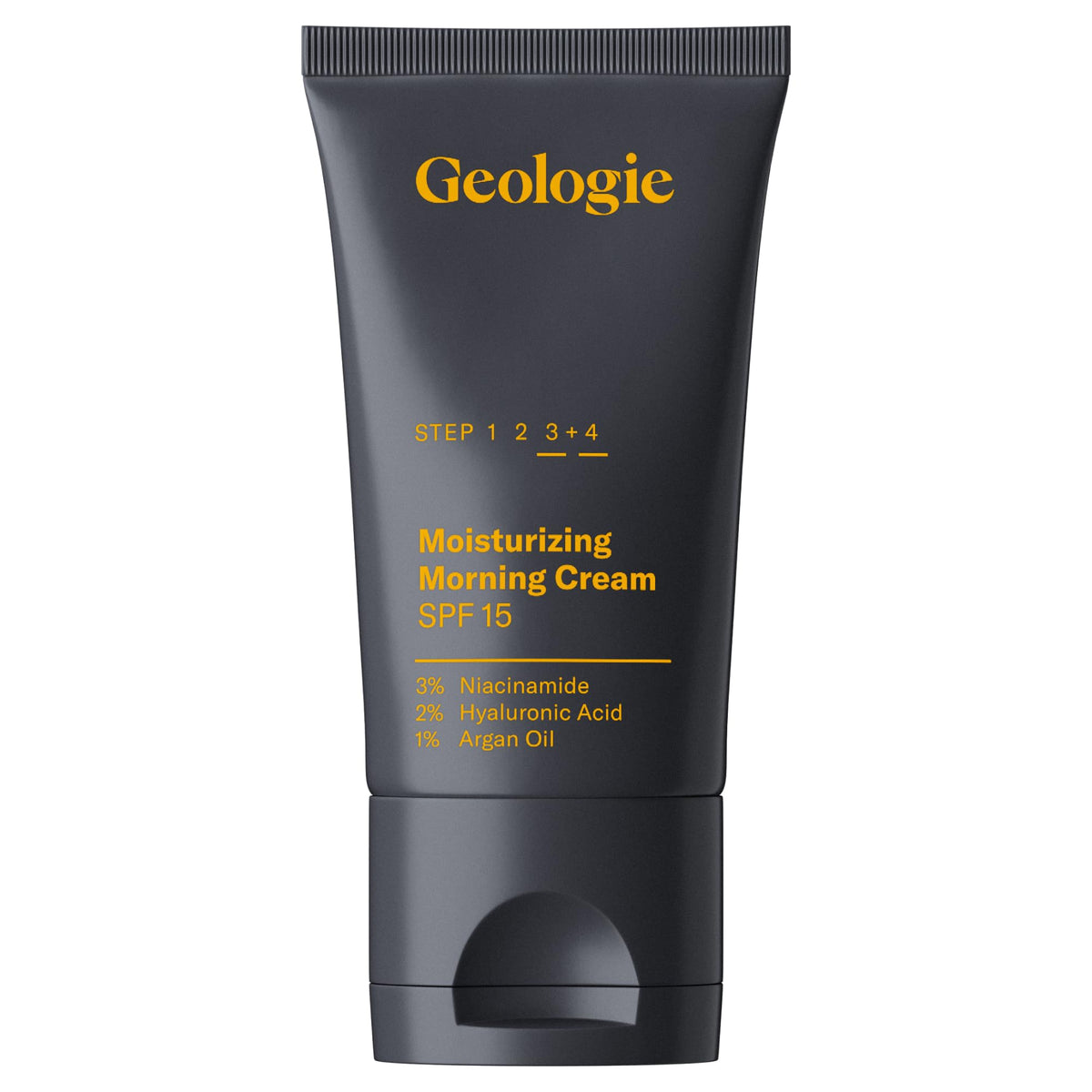 Geologie front packaging of moisturizing face cream showing product label and benefit