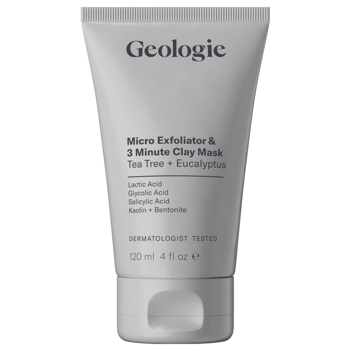 Geologie front tube shot showing packaging and readable brand for quick identification
