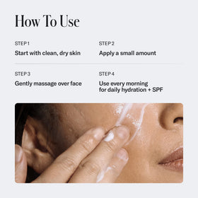 Geologie moisturizer in morning routine lifestyle scene showing simplicity and quick layering benefit