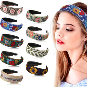 Geosar front view of nine-pack headbands showing variety and ready-to-wear benefit