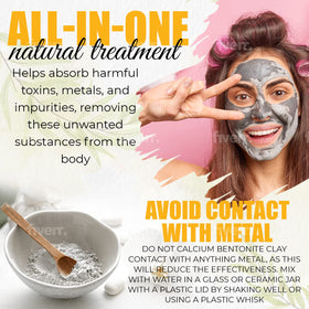 GER GENERAL MERCHANDISE clay used in foot soak setup promoting relaxation benefit