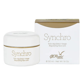 Gernetic Synchro Cream front packaging showing jar and brand for reliable moisturization