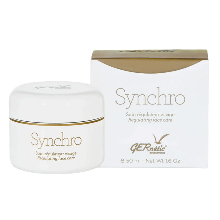 Gernetic Synchro Cream front packaging showing jar and brand for reliable moisturization