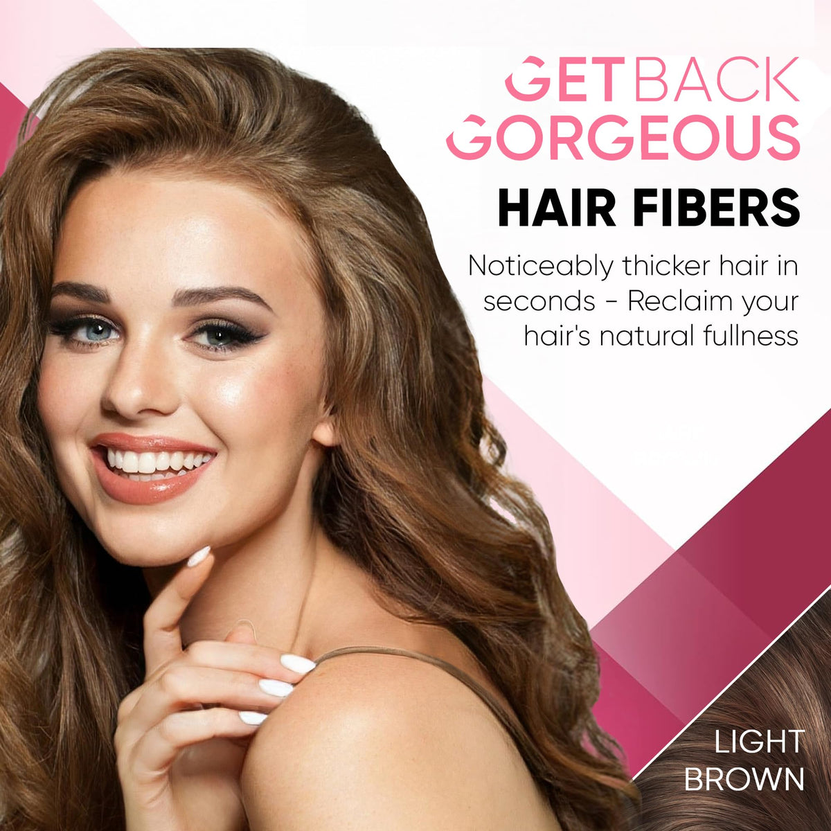 Get Back Gorgeous close-up of cotton fiber texture for realistic hair density