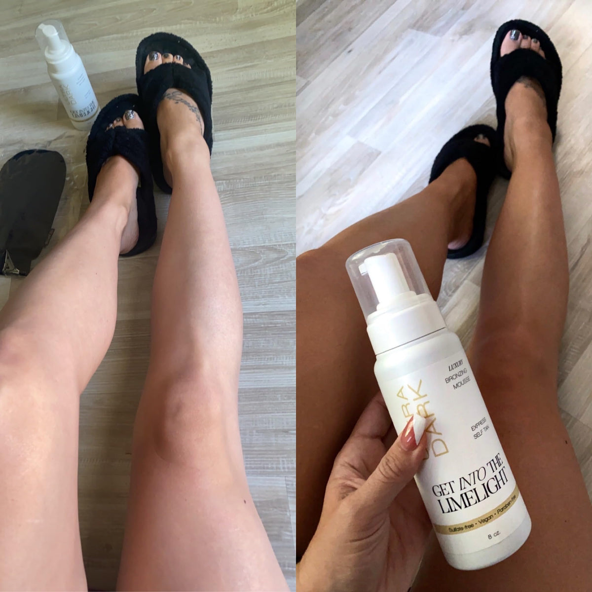 Get Into The Limelight applied on arm showing visible guide tint and even coverage