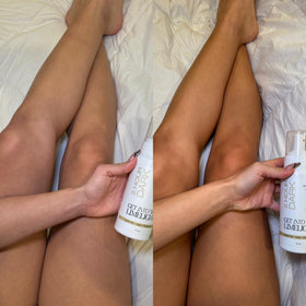 Get Into The Limelight lifestyle beach ready visual showing confident bronzed skin
