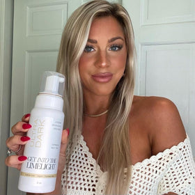 Get Into The Limelight mousse texture close-up demonstrating easy blendability