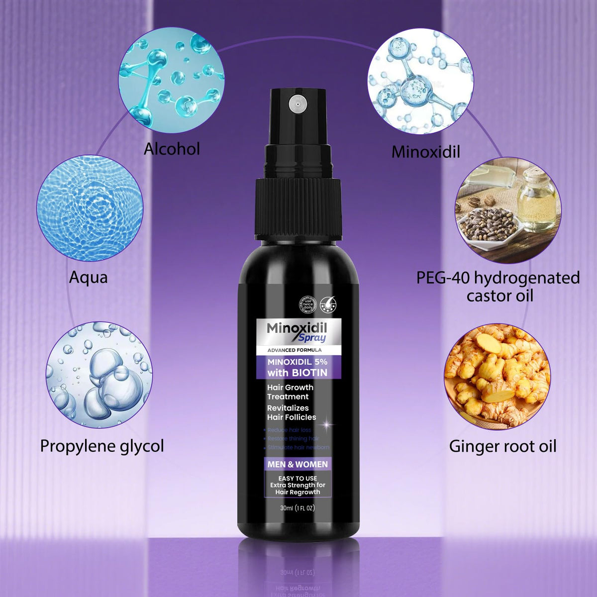 Geynaw spray nozzle closeup demonstrating precise, mess-free application