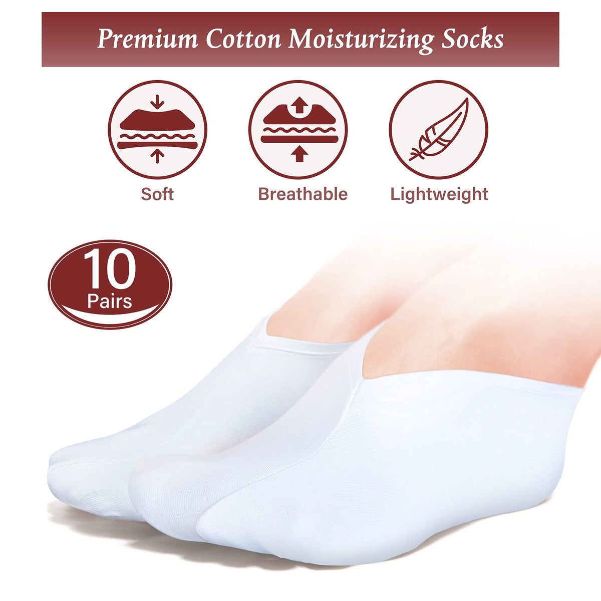 Geyoga close-up cotton knit texture showing softness and breathable comfort