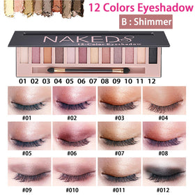 Geyomi eyeshadow palette close-up displaying 12 shades for versatile looks
