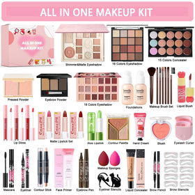 Geyomi eyeshadow palette open with varied shades for versatile eye looks and easy blending