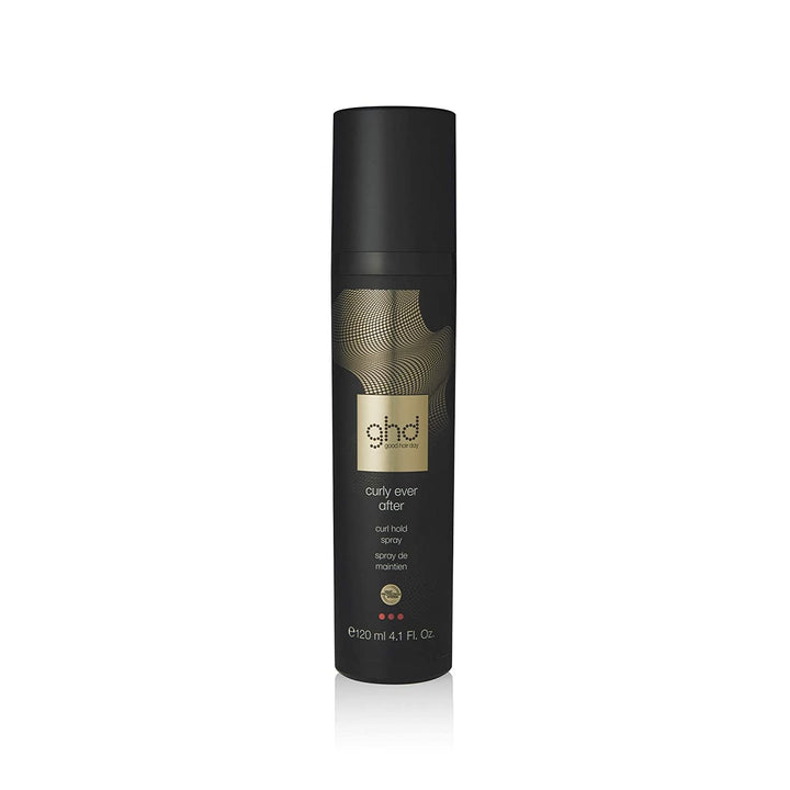 ghd Curly Ever After front bottle showing label and volume benefits