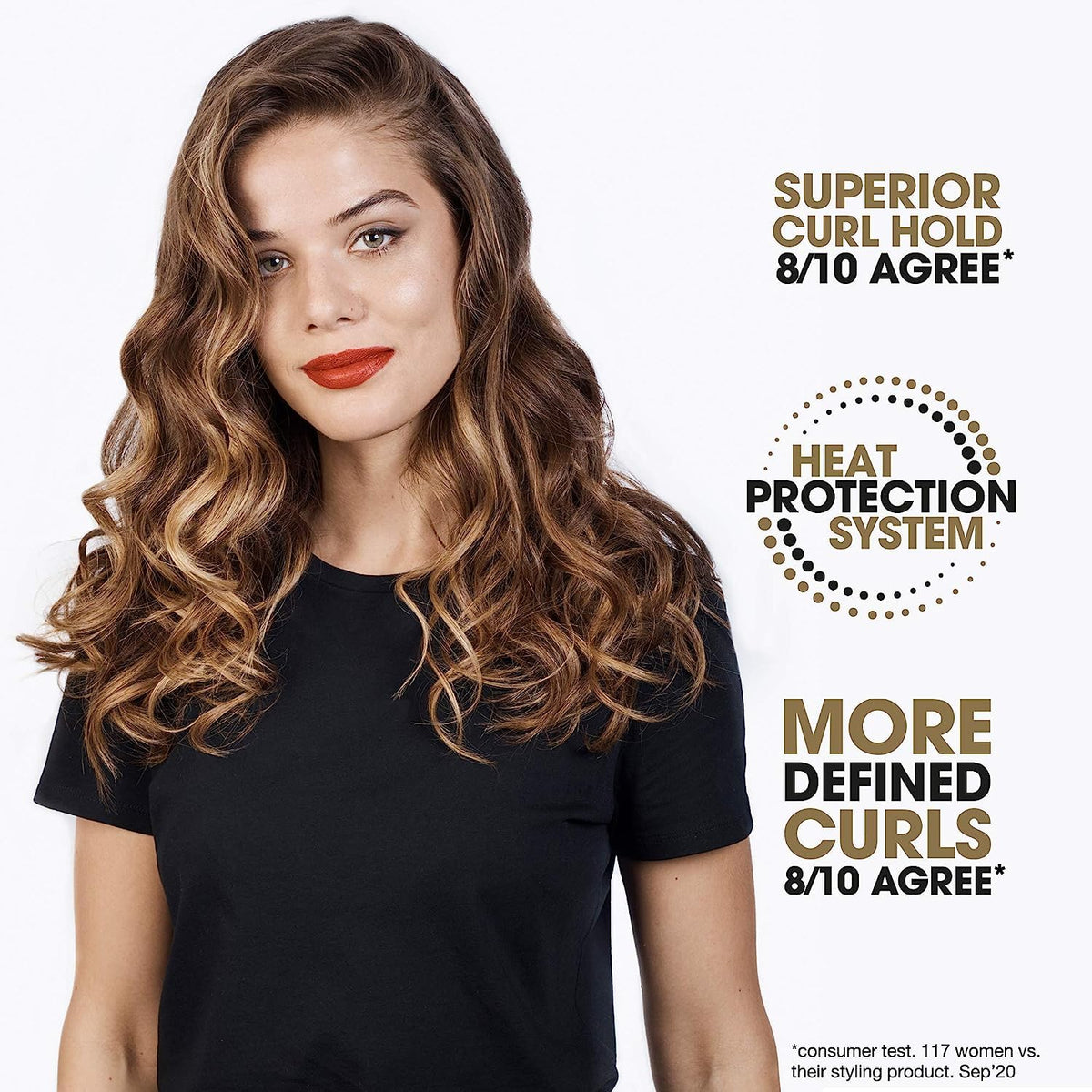 ghd Curly Ever After spray nozzle close-up highlighting fine mist