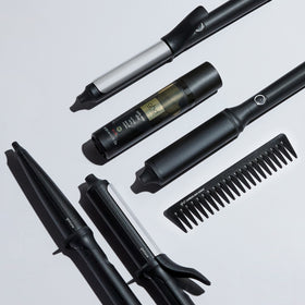 ghd Curly Ever After being applied before curling for better hold