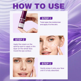Ghyful stick swept across lips and neck offering hydration and refined appearance