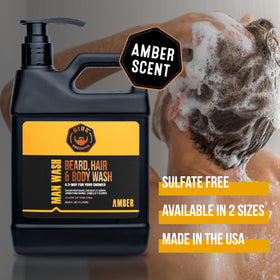 GIBS bottle beside common items showing 33.8 fl oz long-lasting supply