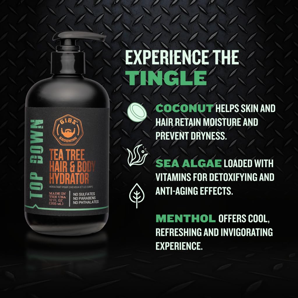 GIBS applied to hair ends smoothing frizz and adding manageability